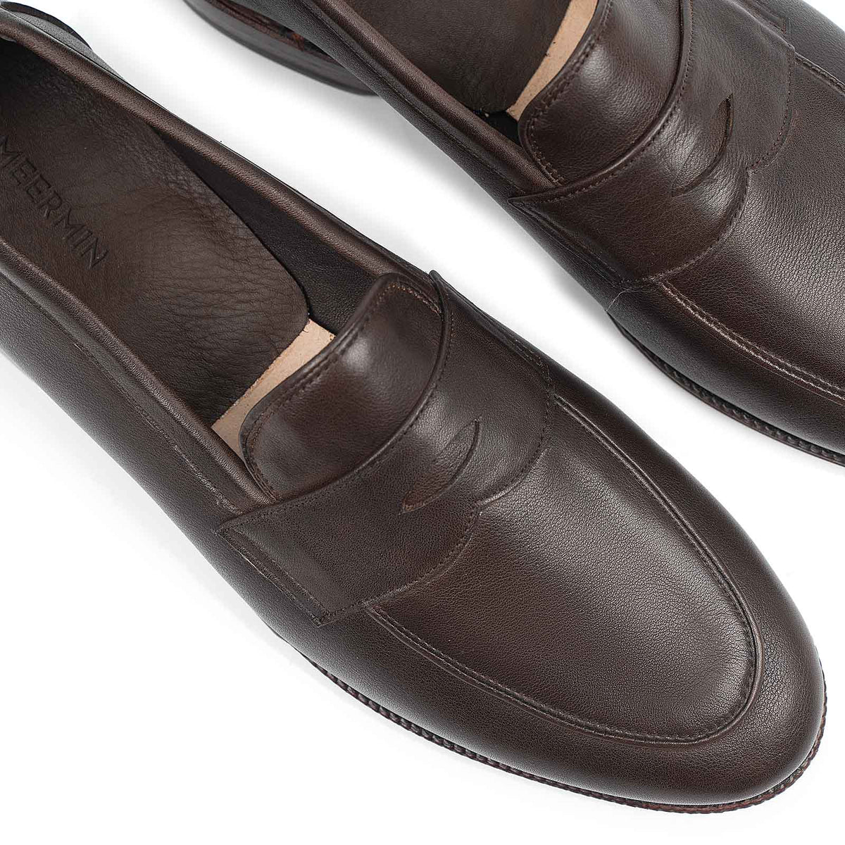 514270 - Brown Softcalf Penny Loafer - E