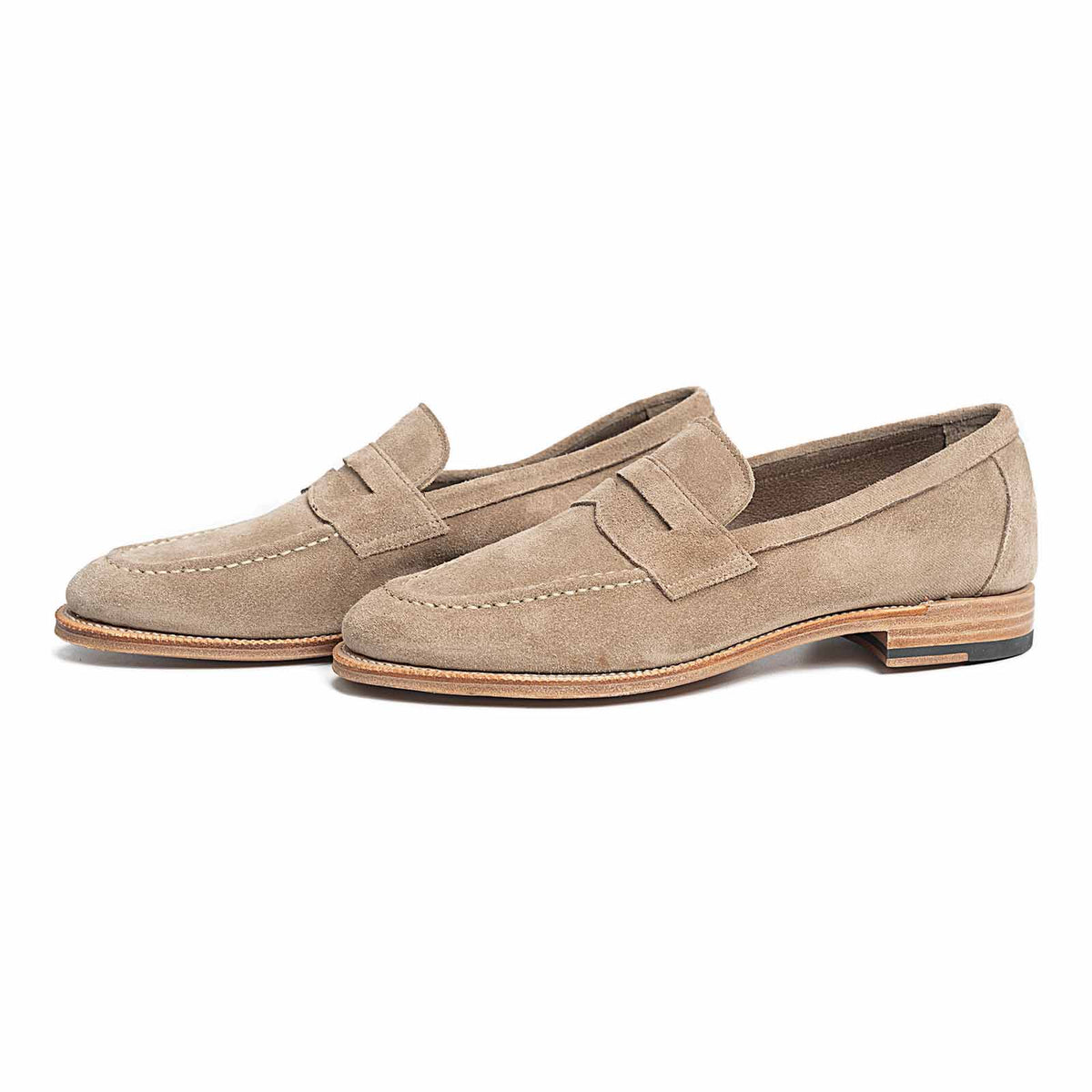 514511 - Taupe Suede Loafer - E