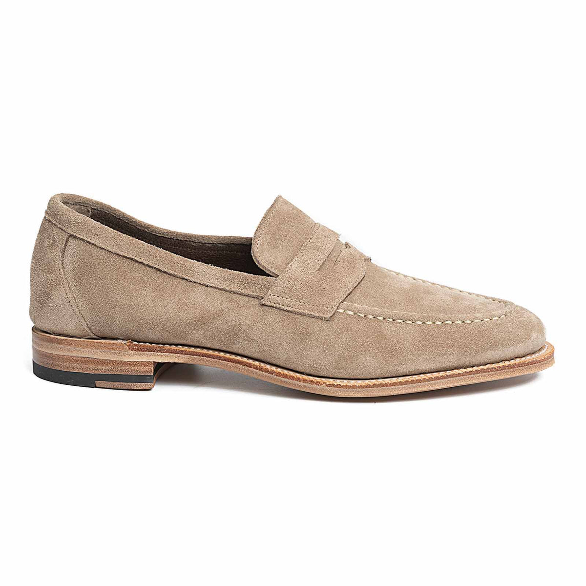 514511 - Taupe Suede Loafer - E