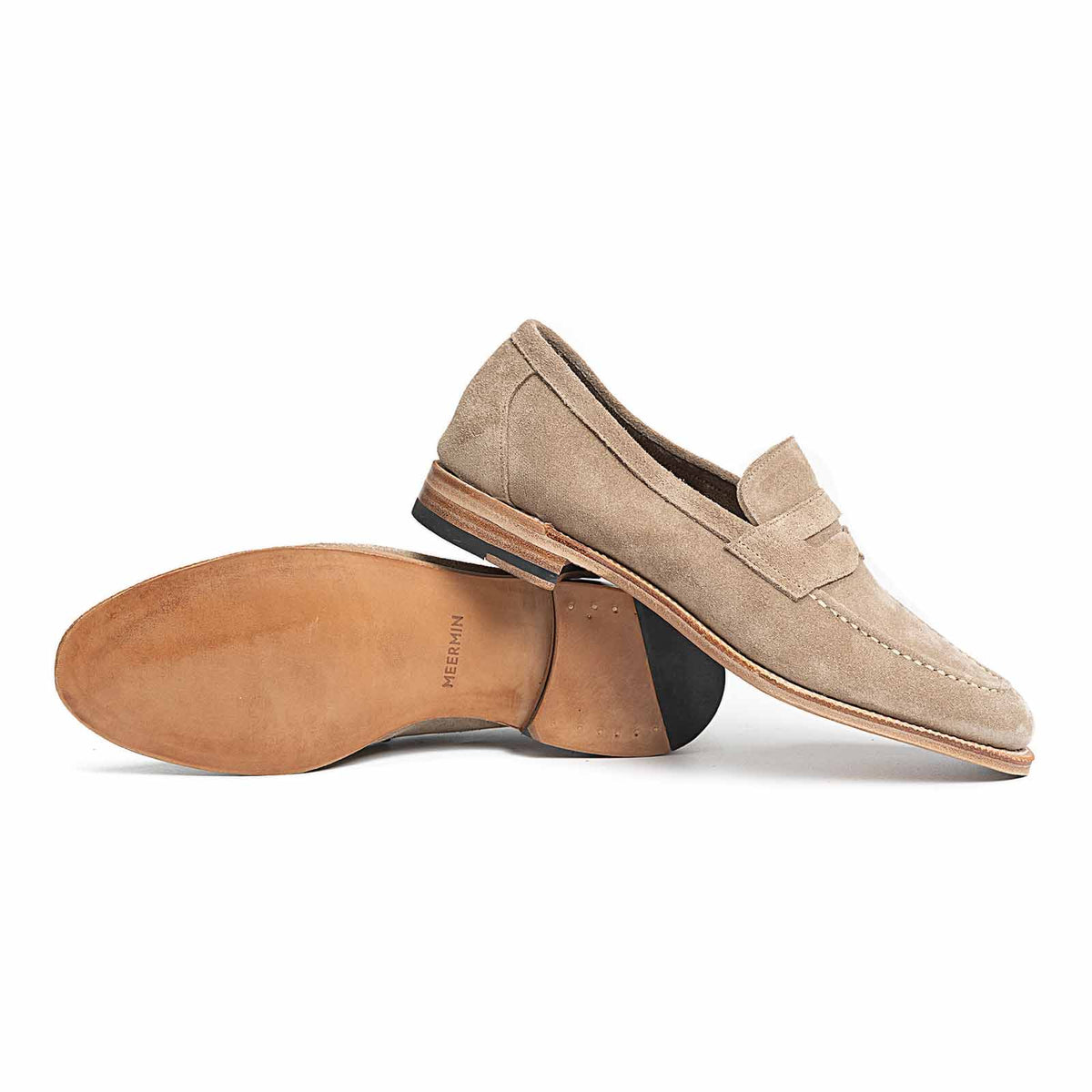 514511 - Taupe Suede Loafer - E
