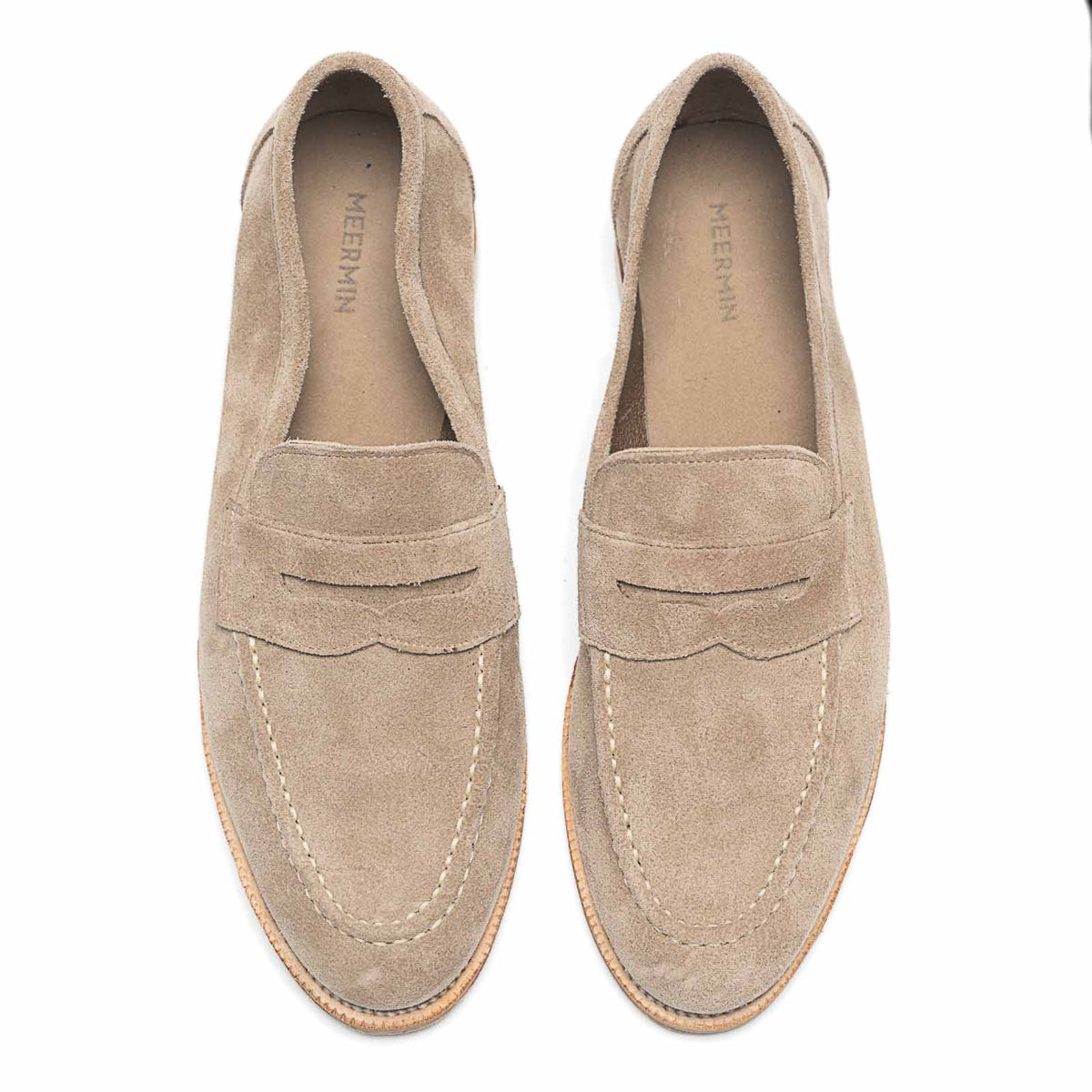 514511 - Taupe Suede Loafer - E