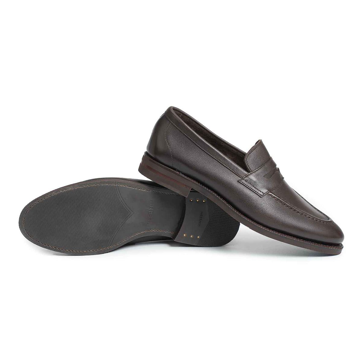 514511 - Brown Softcalf Loafer - E