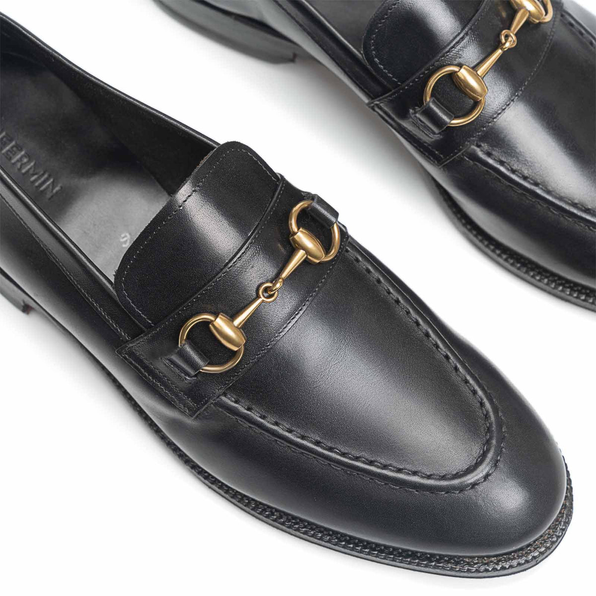 514578 - Black Calf Horsebit Loafer - E