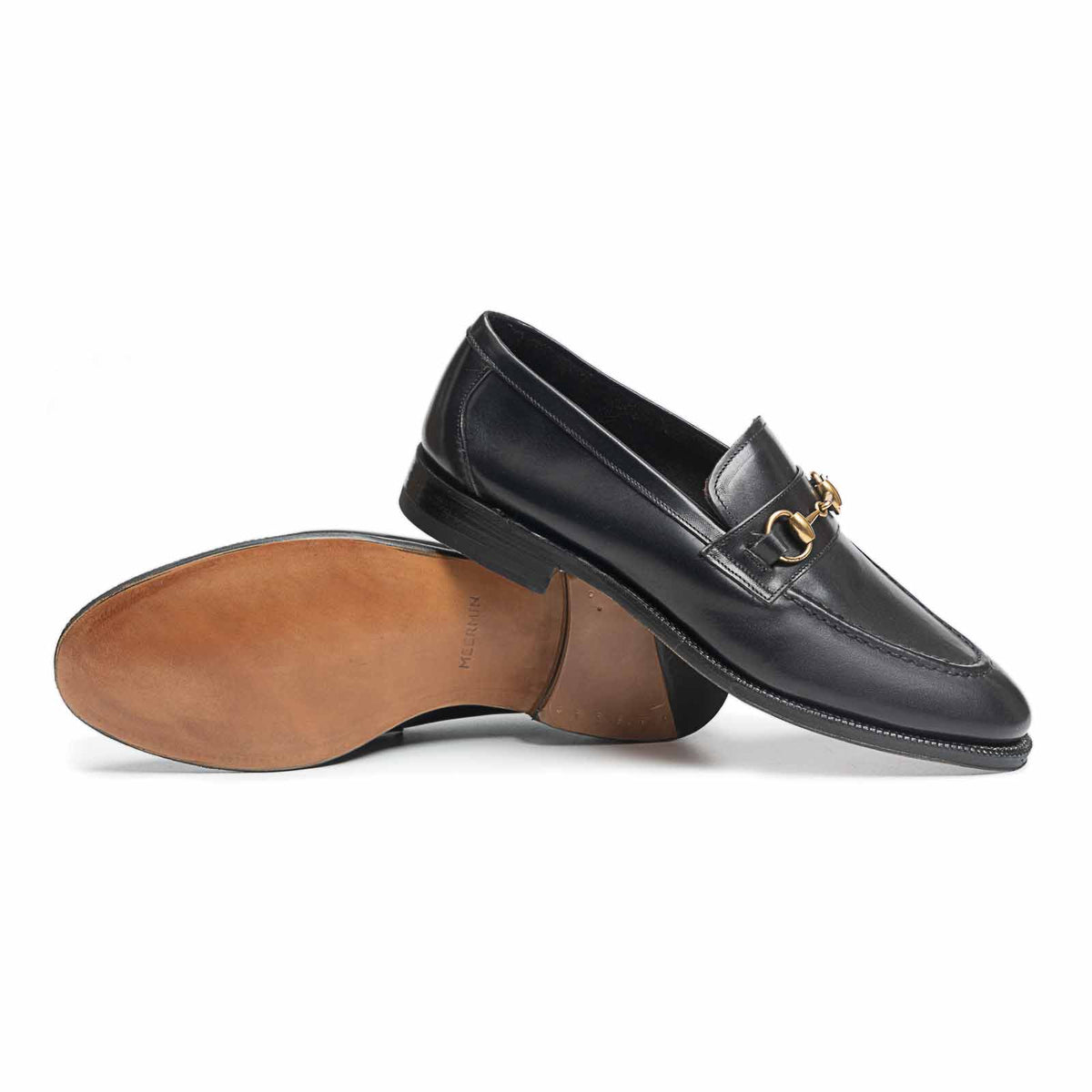 514578 - Black Calf Horsebit Loafer - E
