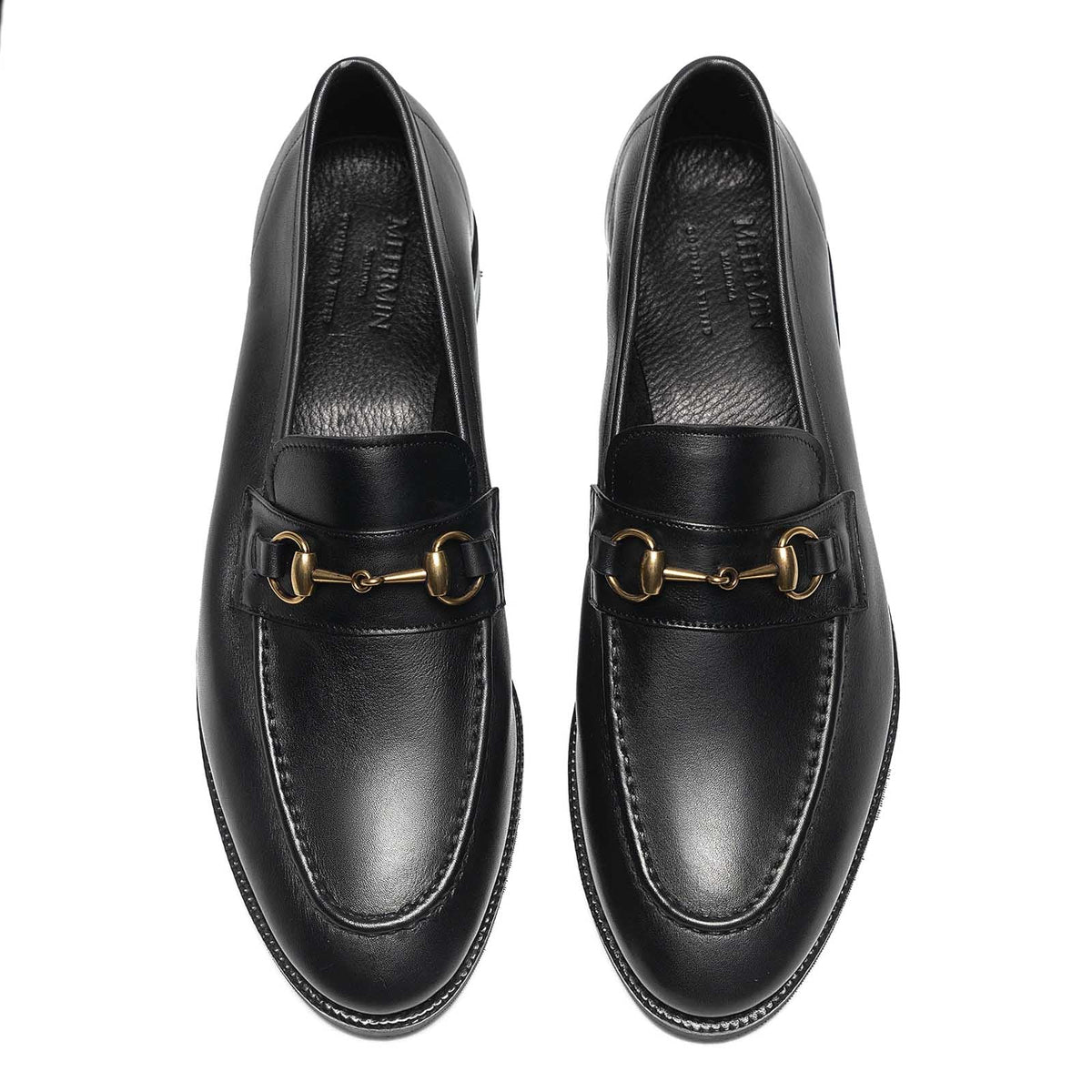 514578 - Black Softcalf Horsebit Loafer - E