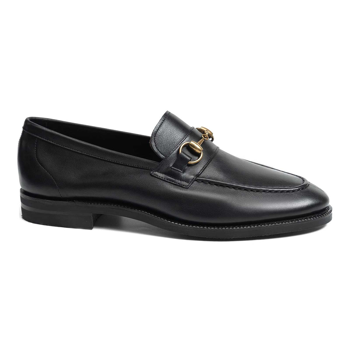 514578 - Black Softcalf Horsebit Loafer - E