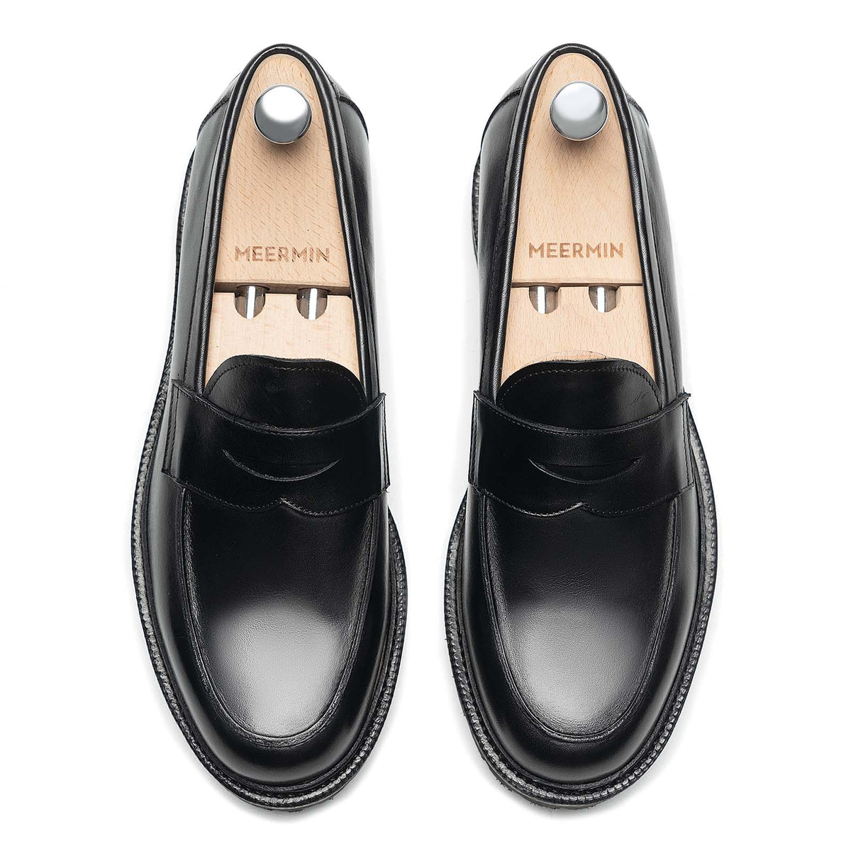 514622 - Black Calf Penny Loafer - E