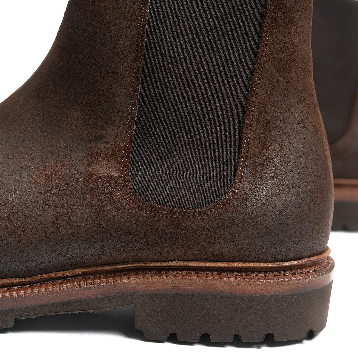 516054 - Rust Waxy Commander Chelsea Boot - E (Ultraflex System)