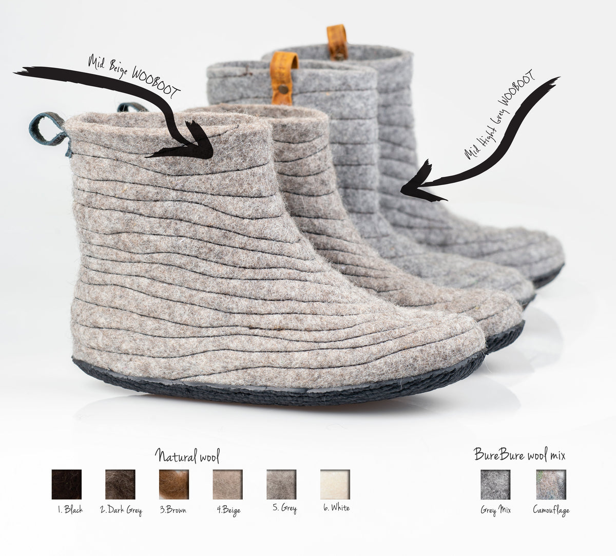 Women's High COCOON WOOBOOTS Slipper Boots