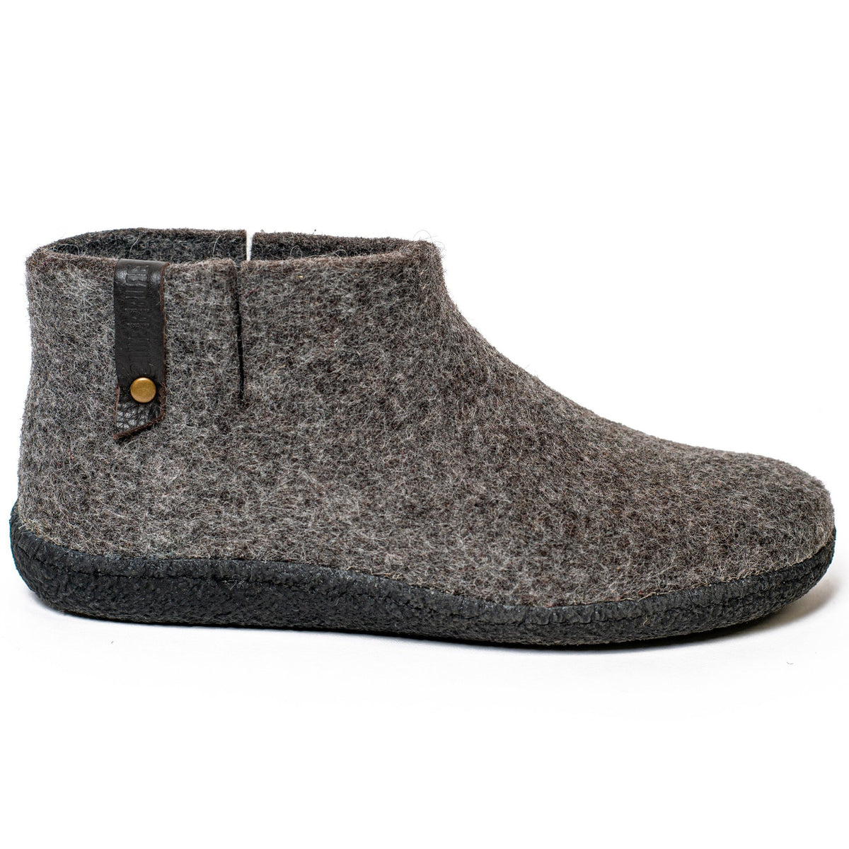 Women's Dark Gray WOOBOOTS Wool Slippers