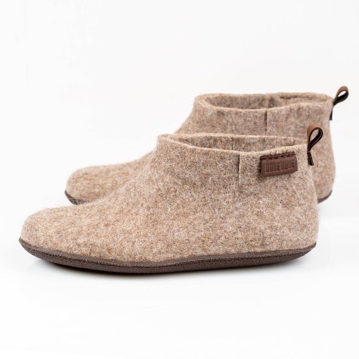 Men's Beige WOOBOOT Felted Wool Boots