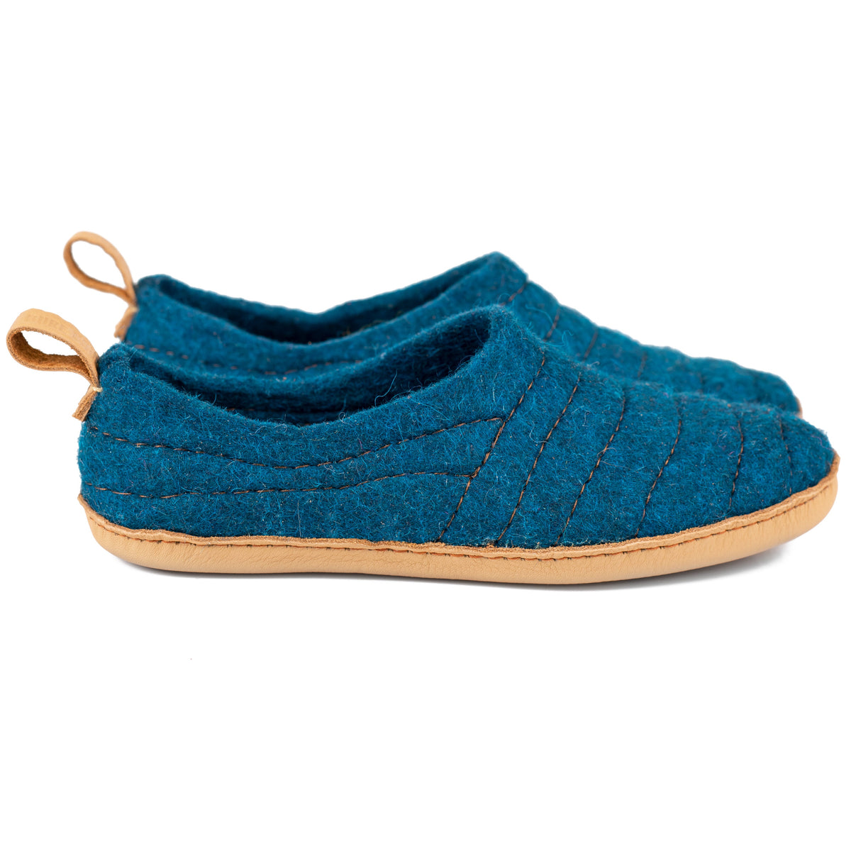 Dark Petrol COCOON Clog Slippers with Pull Loop