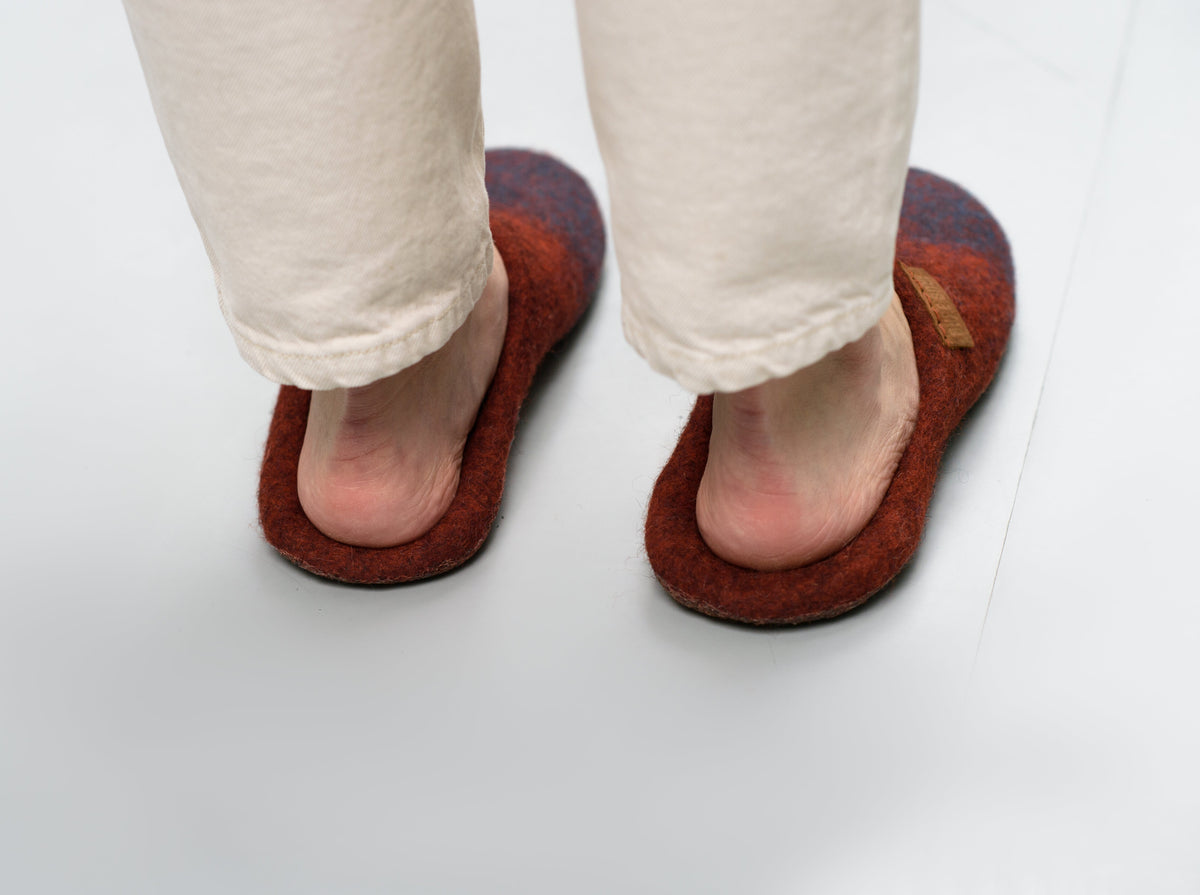 Women's Cinnamon Turquoise Backless Slippers