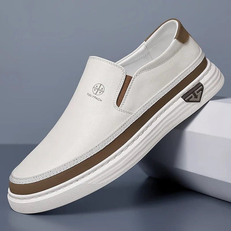 Optew Men’s Leather Loafers