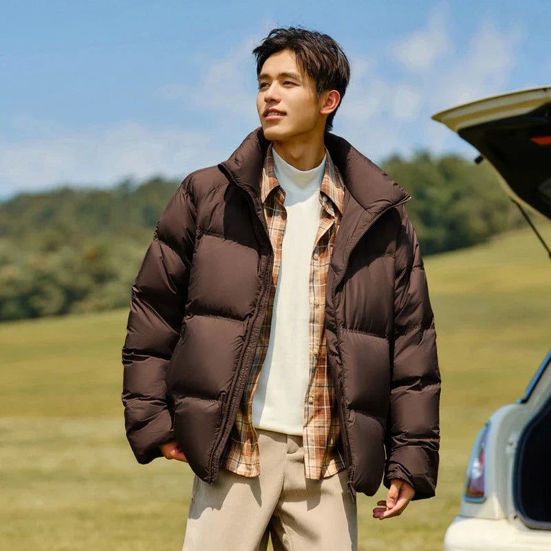 Optew Unisex Puffer Jacket – Lightweight Short Insulated Winter Coat