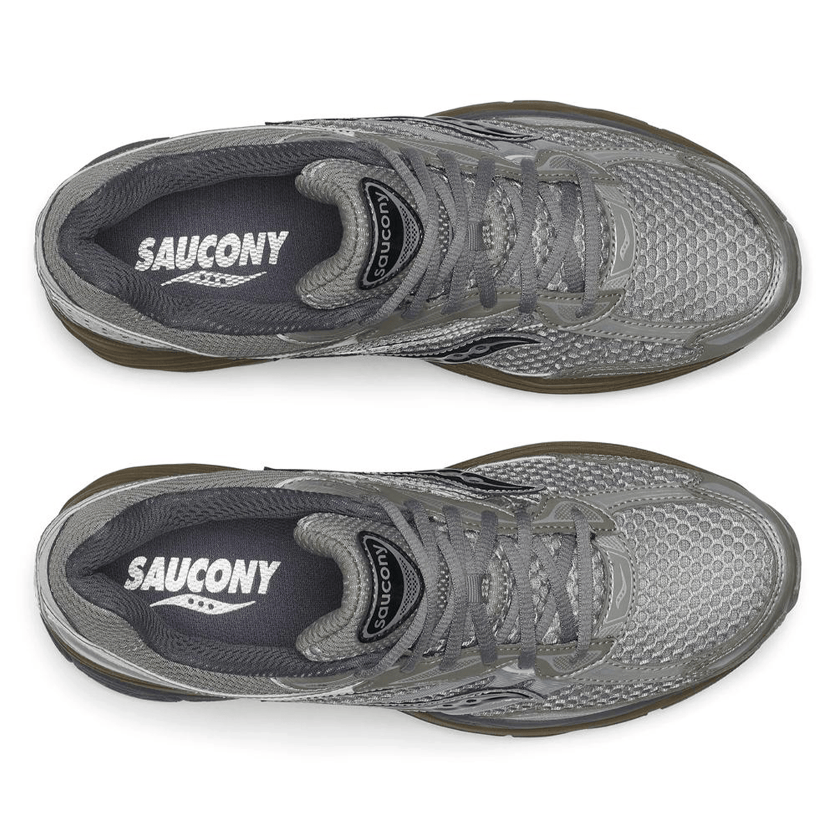 Saucony ProGrid Omni 9 Chrome – Debonair Silver Trainers