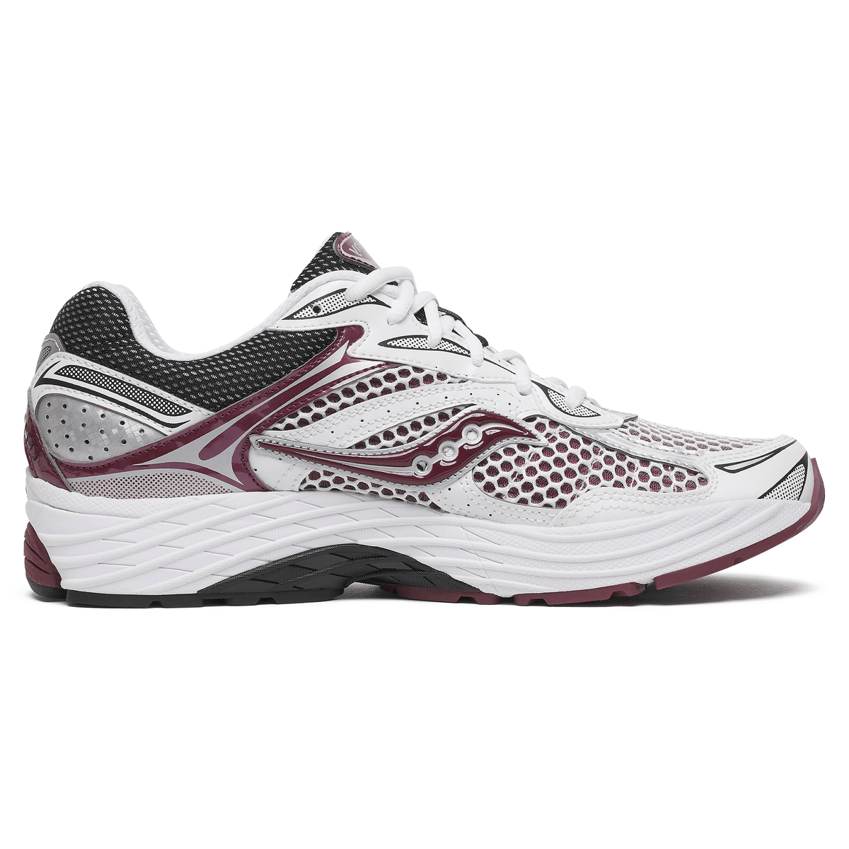 Saucony ProGrid Omni 9 OG – White Maroon Trainers