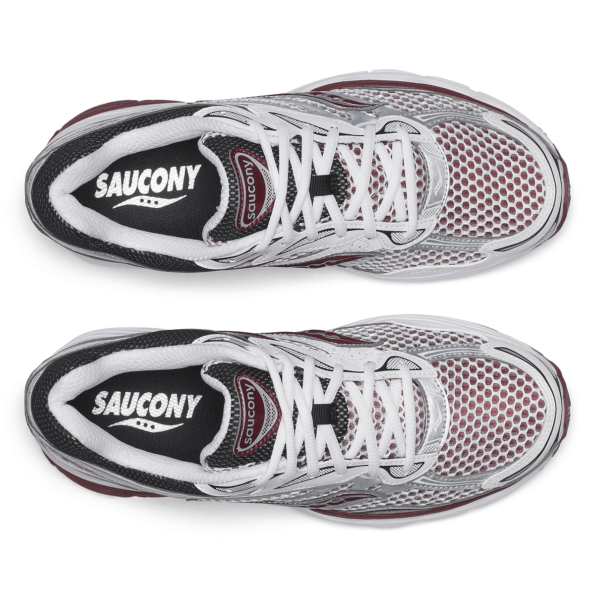 Saucony ProGrid Omni 9 OG – White Maroon Trainers
