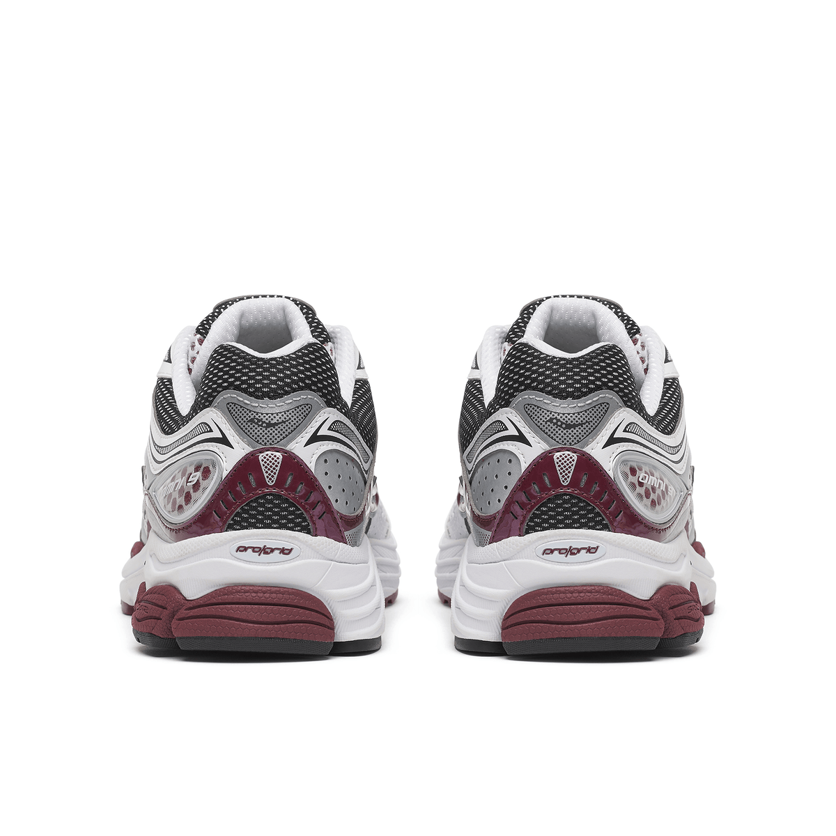 Saucony ProGrid Omni 9 OG – White Maroon Trainers