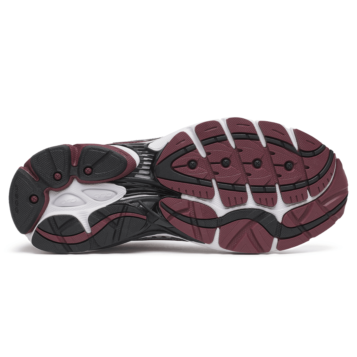 Saucony ProGrid Omni 9 OG – White Maroon Trainers