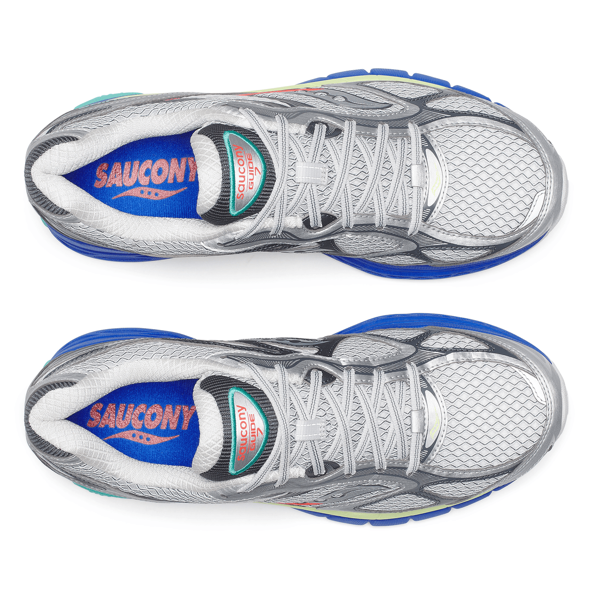 Saucony ProGrid Guide 7 – Silver Multi Trainers