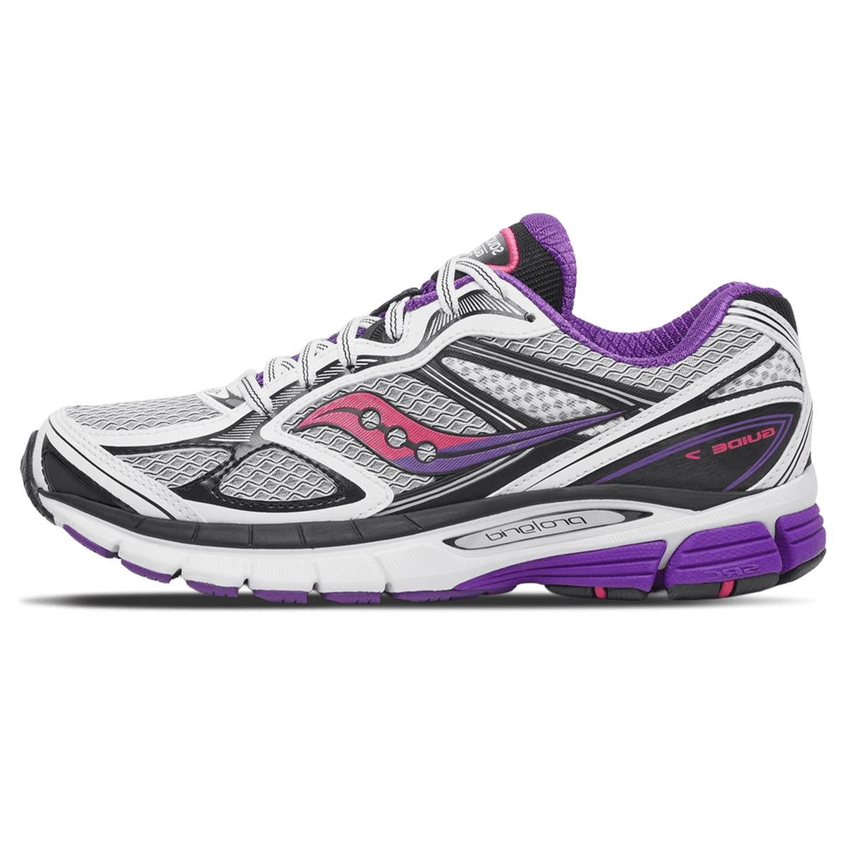 Saucony ProGrid Guide 7 – White Drupe Trainers