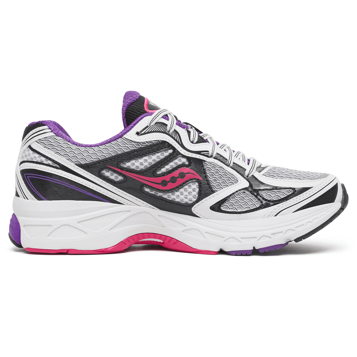 Saucony ProGrid Guide 7 – White Drupe Trainers