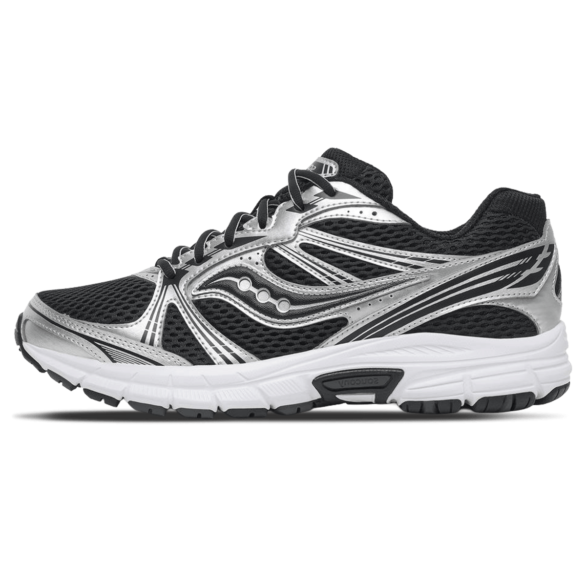 Saucony Grid Legacy – Silver Black Trainers