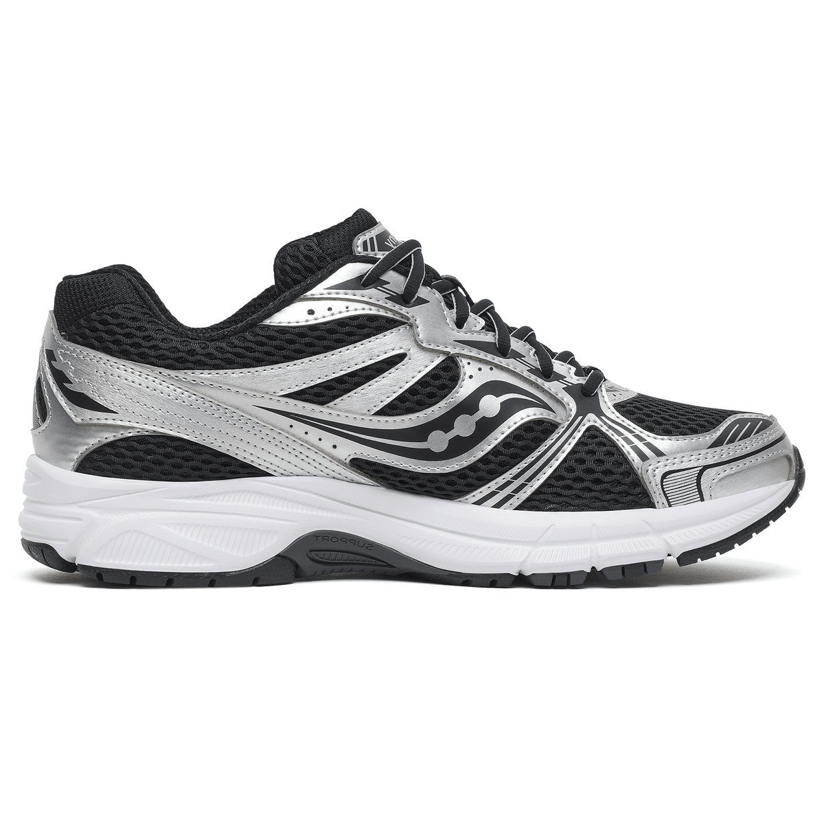 Saucony Grid Legacy – Silver Black Trainers
