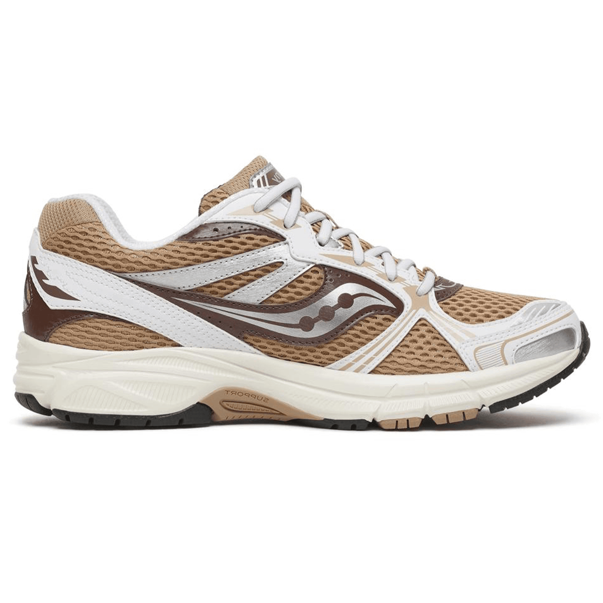Saucony Grid Legacy – Saddle White Trainers