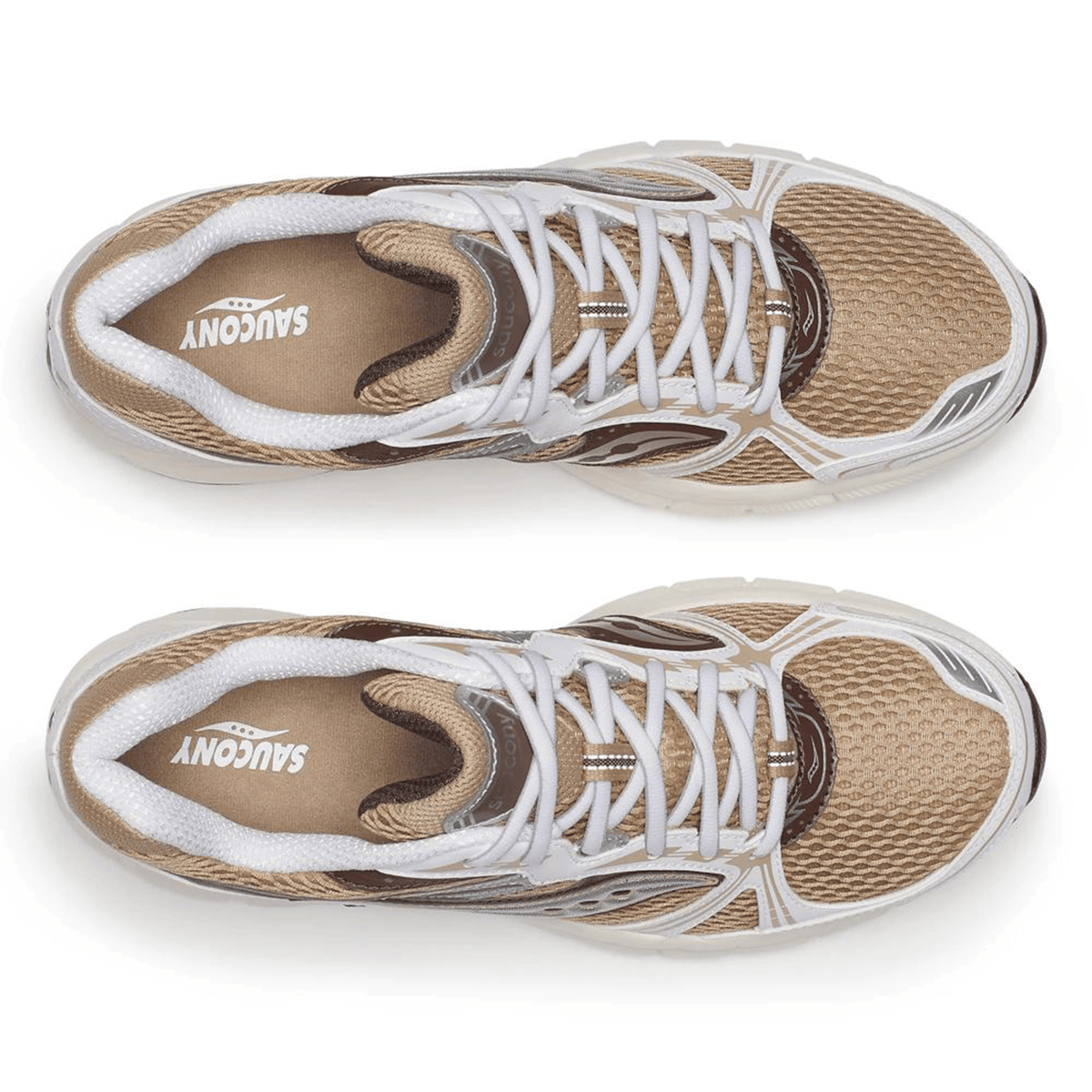 Saucony Grid Legacy – Saddle White Trainers