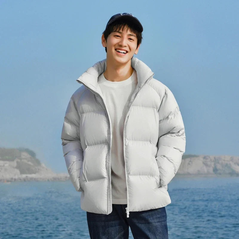 Optew Unisex Puffer Jacket – Lightweight Short Insulated Winter Coat
