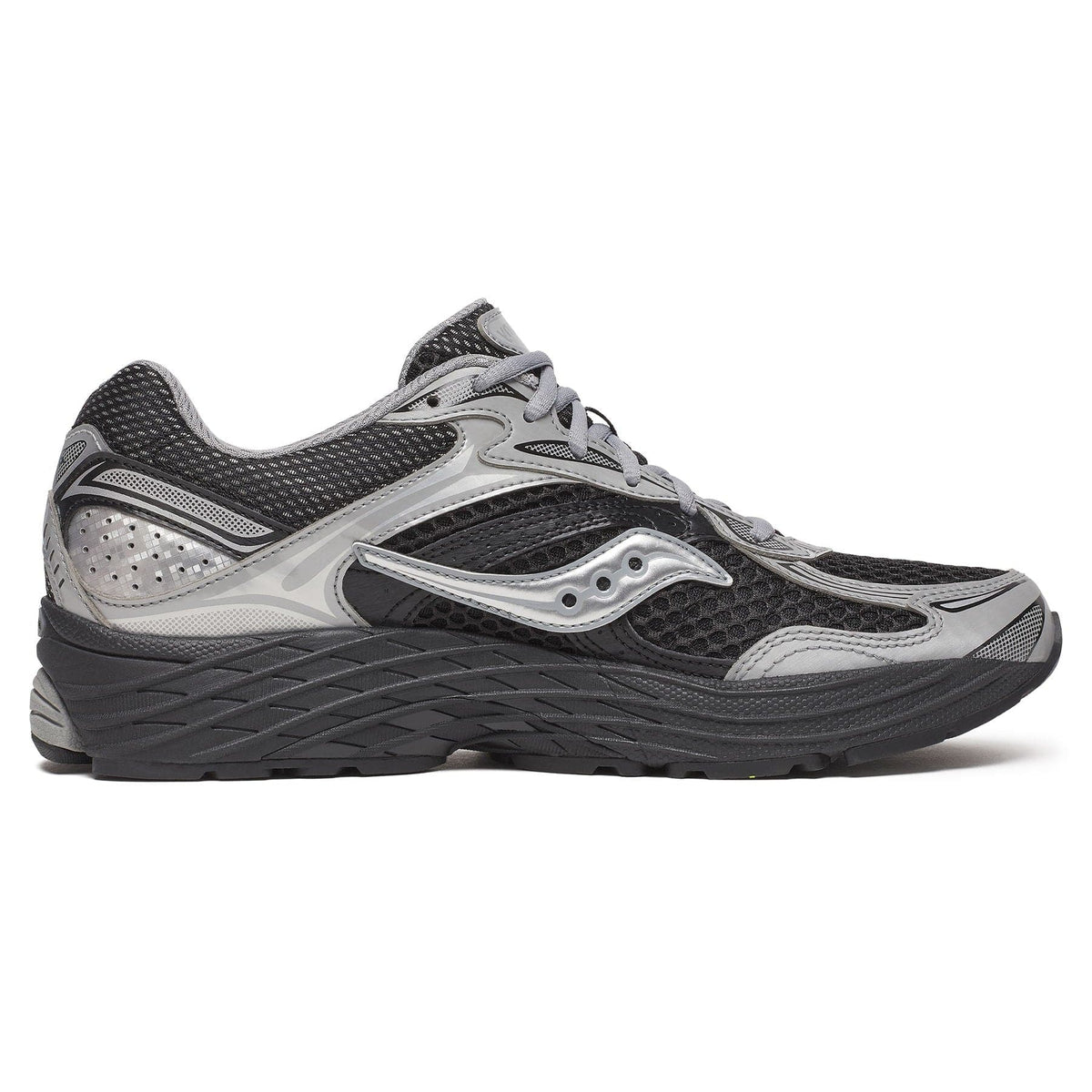 Saucony ProGrid Omni 9 – Black Silver Trainers