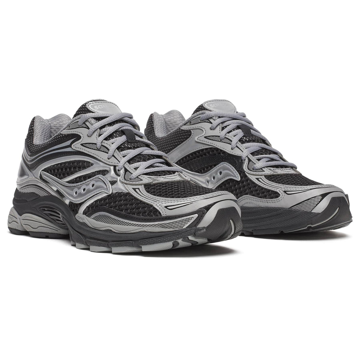 Saucony ProGrid Omni 9 – Black Silver Trainers
