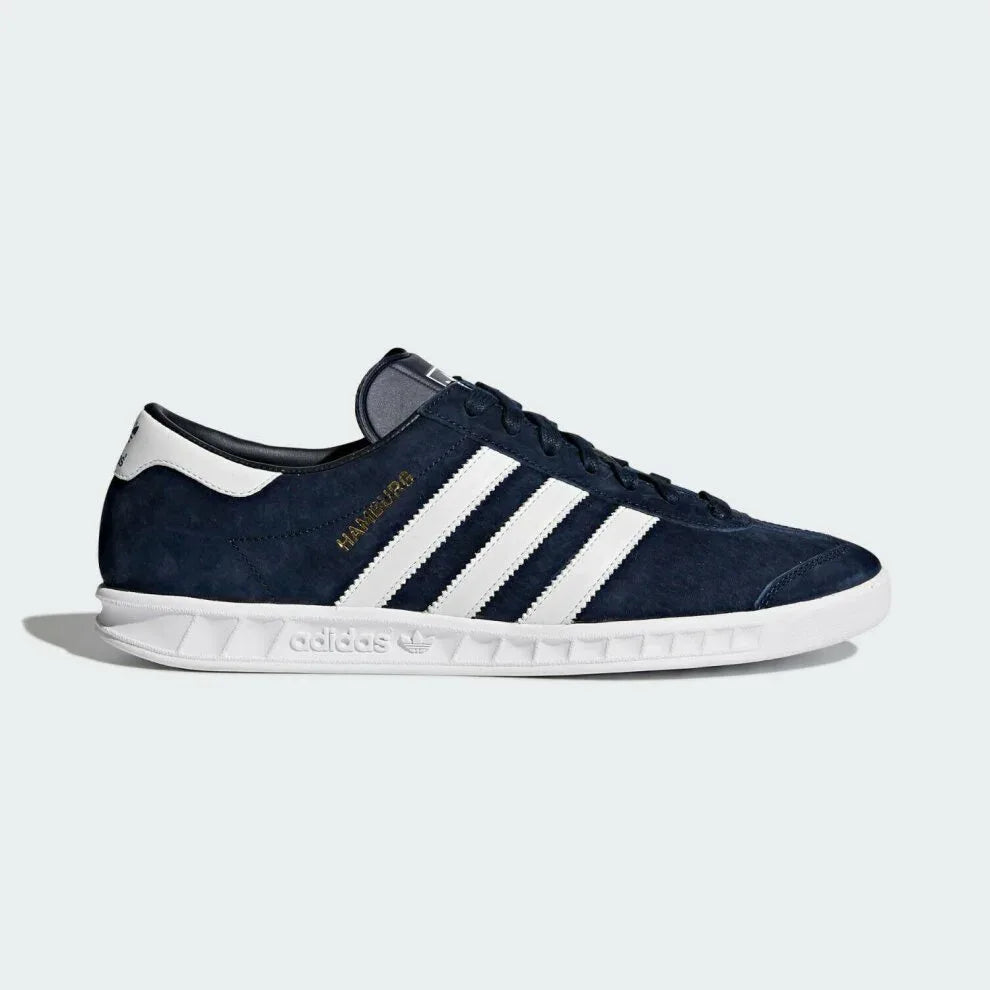 adidas Originals Hamburg Men's Suede Trainers Navy S74838