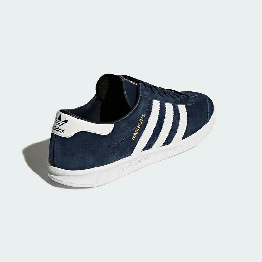 adidas Originals Hamburg Men's Suede Trainers Navy S74838