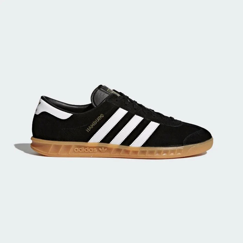 adidas Originals Hamburg Men's Suede Trainers Black S76696