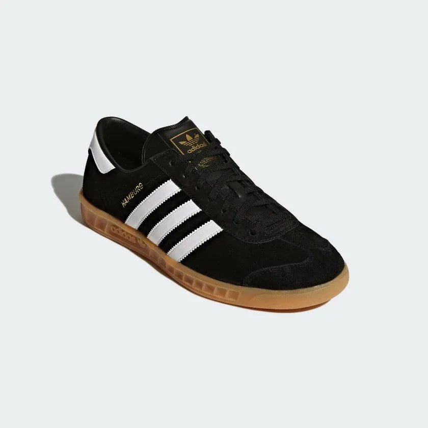 adidas Originals Hamburg Men's Suede Trainers Black S76696