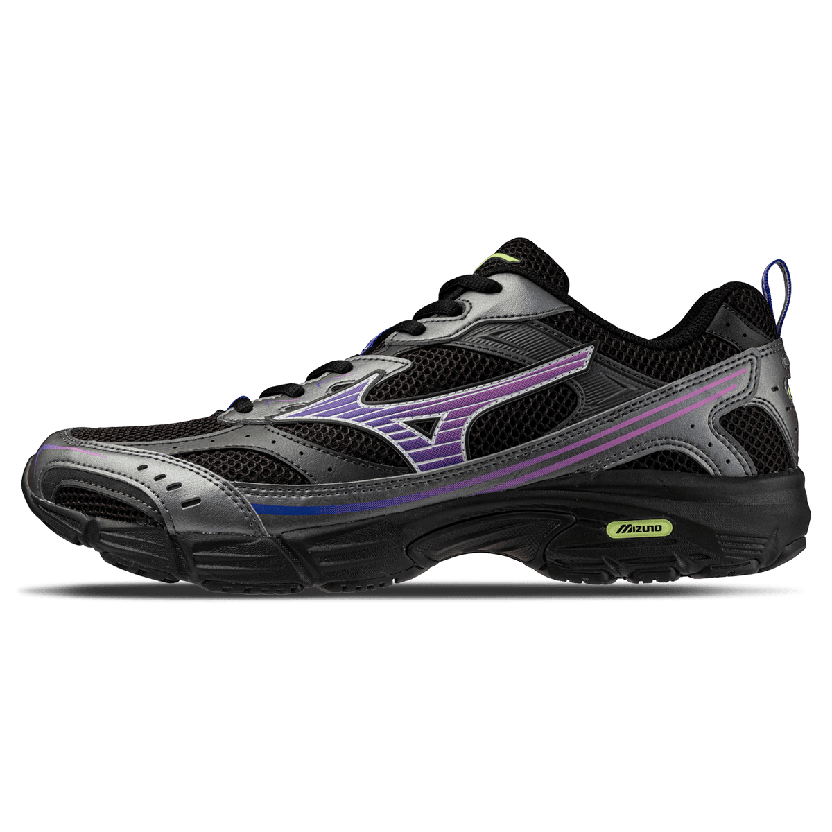 Mizuno MXR Sport – Black Spring Crocus Metallic Gray Trainers