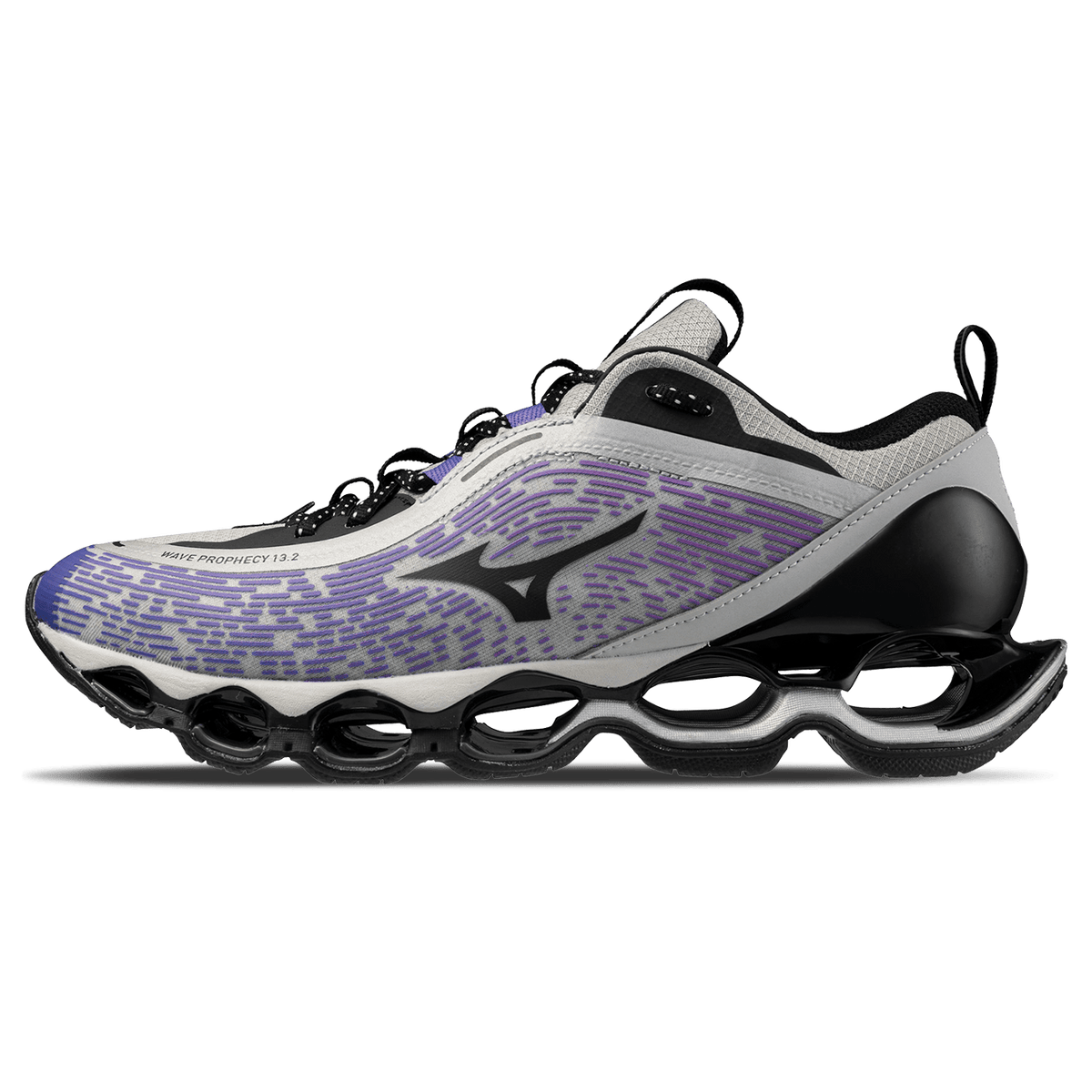 Mizuno Wave Prophecy 13.2 – Spring Crocus Black Harbor Mist Trainers