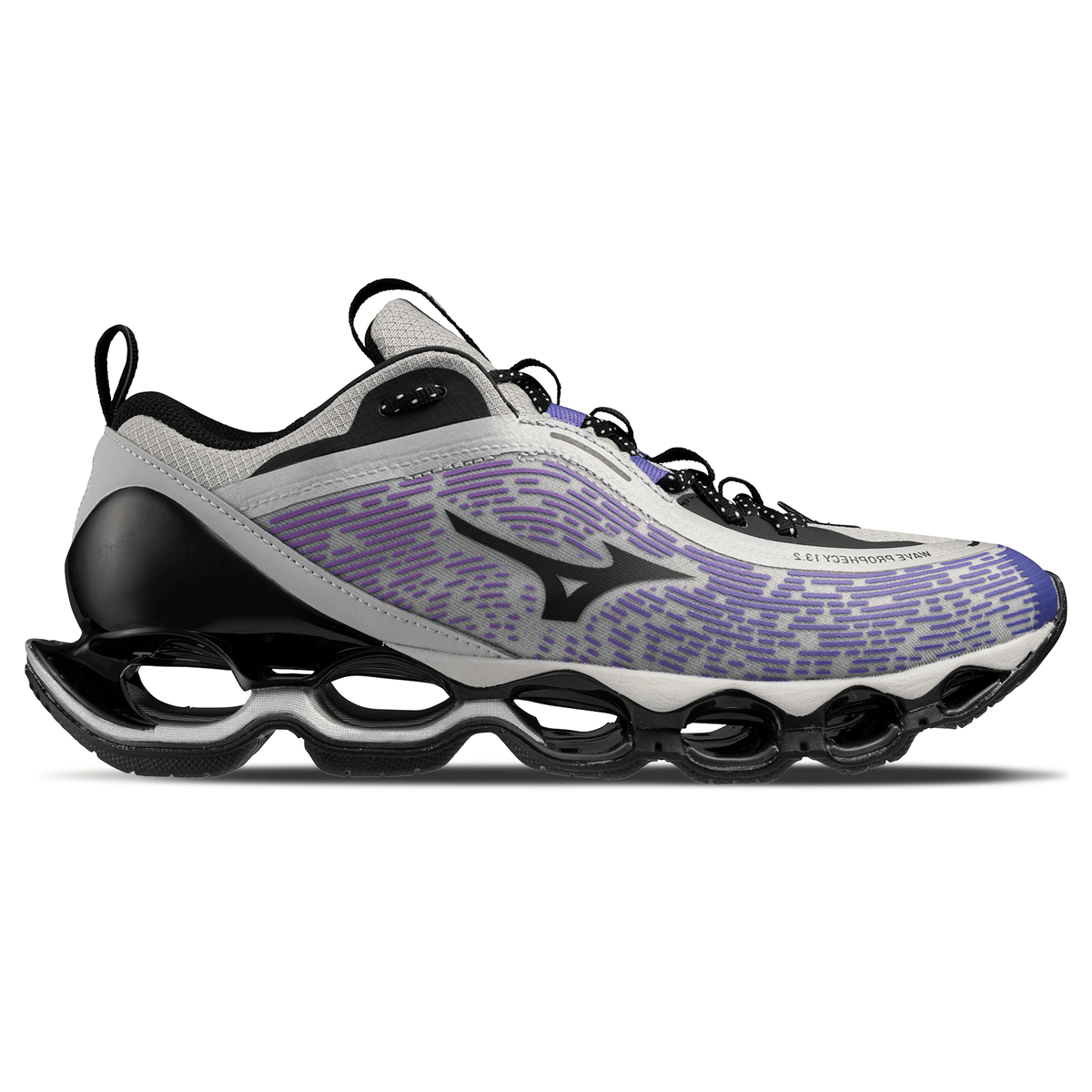 Mizuno Wave Prophecy 13.2 – Spring Crocus Black Harbor Mist Trainers