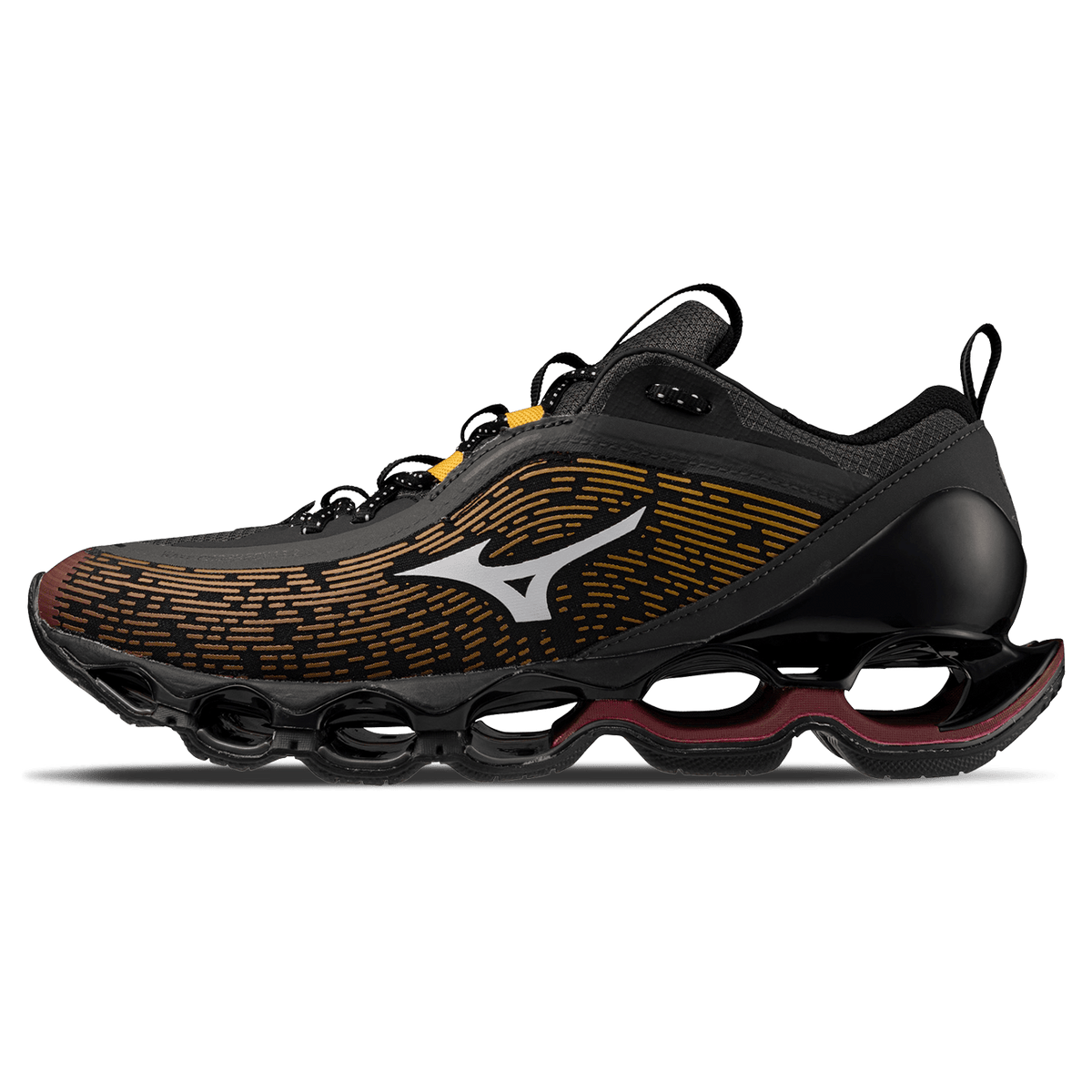 Mizuno Wave Prophecy 13.2 – Henna Cloudscape Black Oyster Trainers