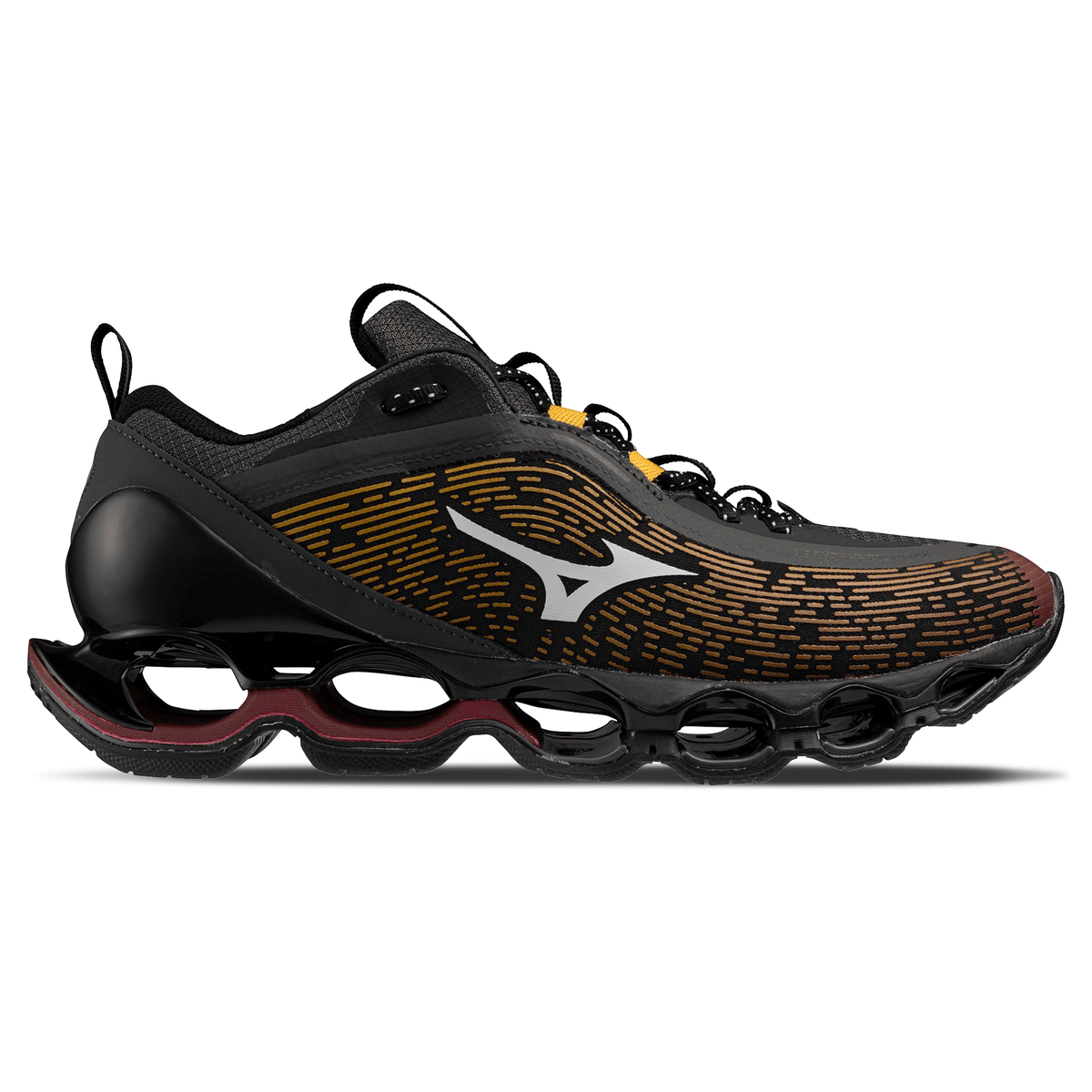 Mizuno Wave Prophecy 13.2 – Henna Cloudscape Black Oyster Trainers