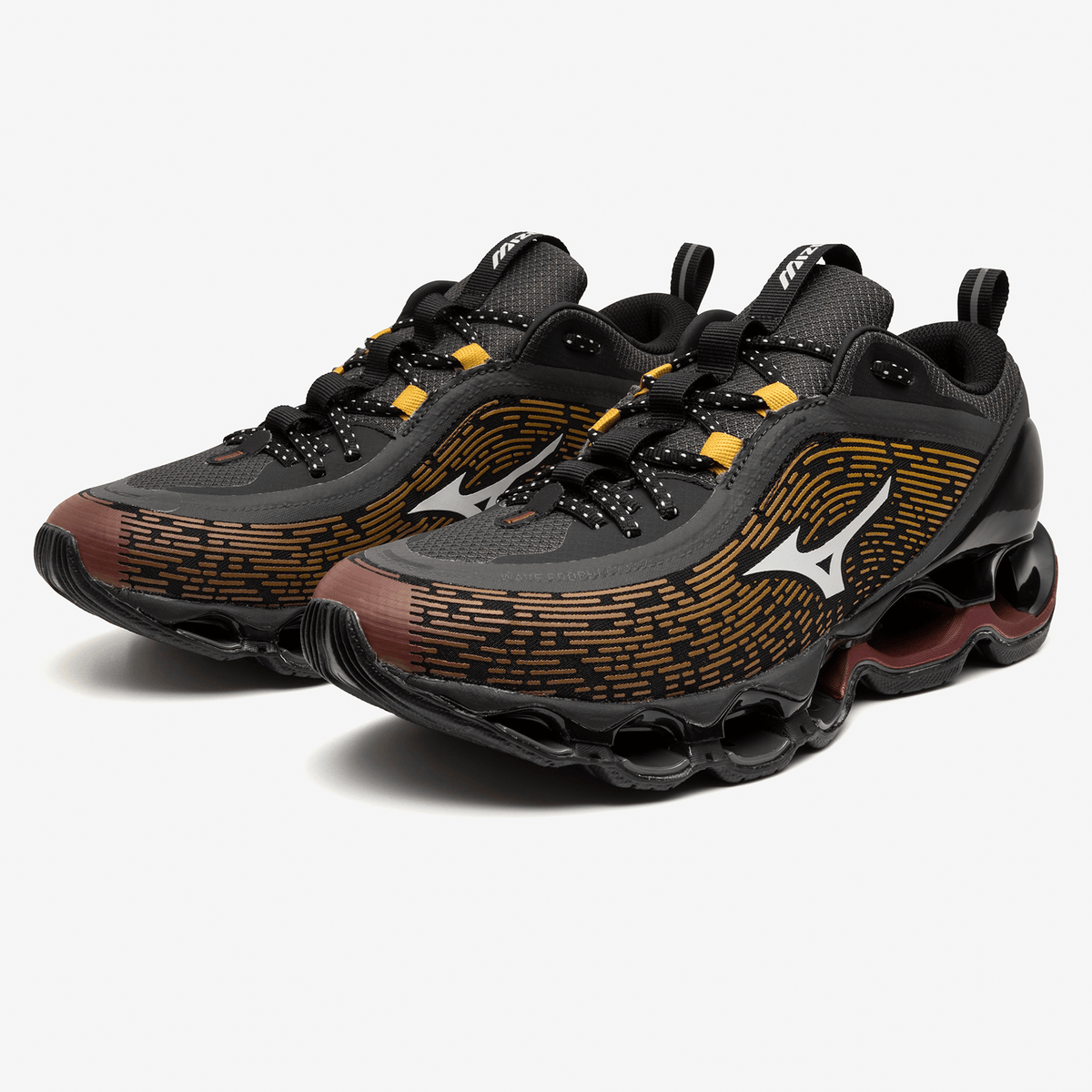 Mizuno Wave Prophecy 13.2 – Henna Cloudscape Black Oyster Trainers