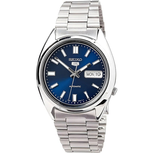 Seiko 5 Automatic Classic Blue Dial Steel Men's Watch SNXS77K1
