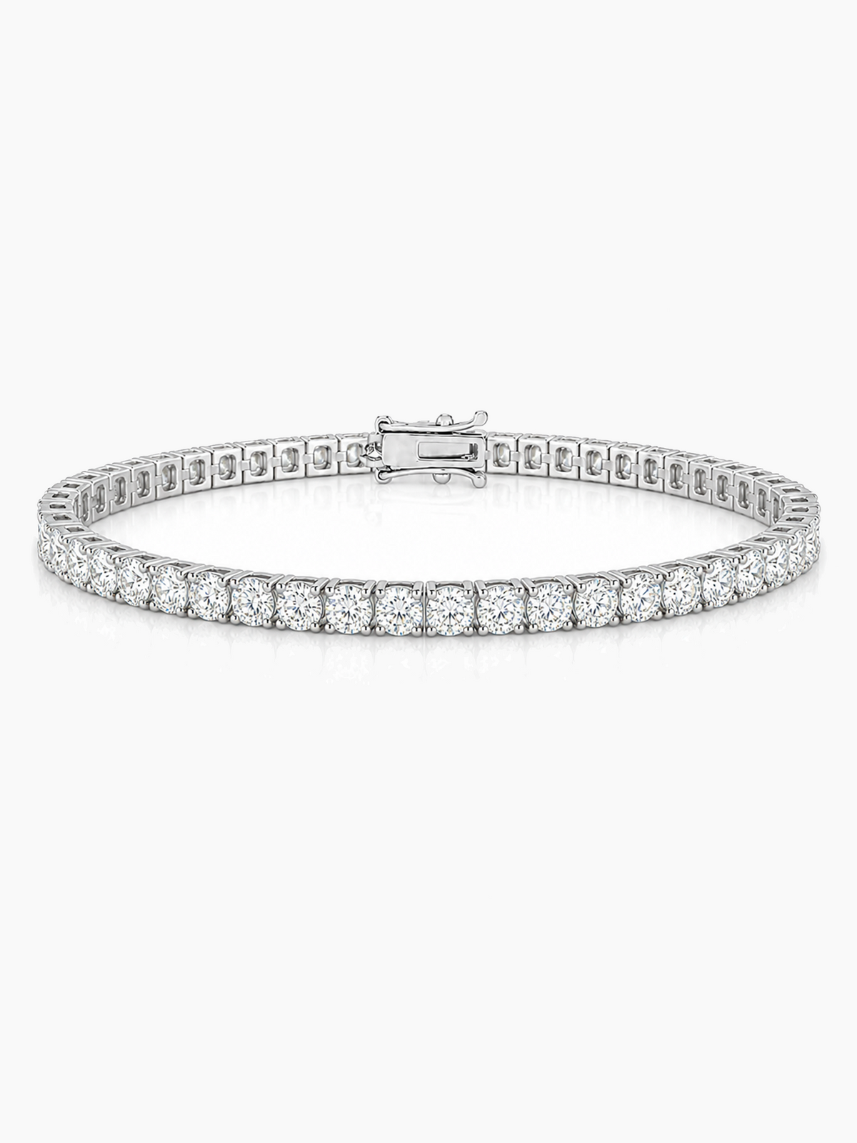 Sparkling Moissanite Tennis Bracelet, 5ct