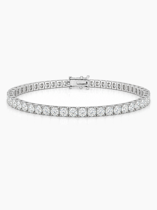 Sparkling Moissanite Tennis Bracelet, 5ct