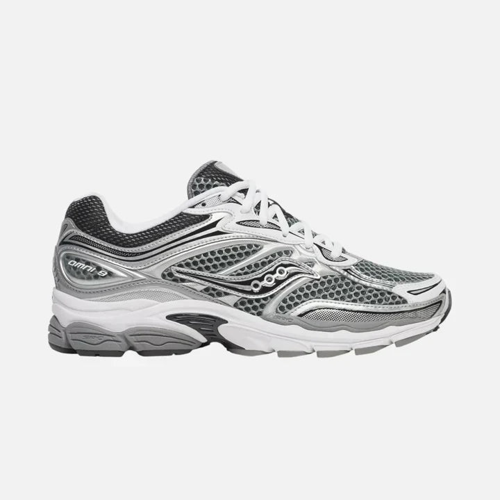 Saucony ProGrid Omni 9 Grey Silver Sneakers