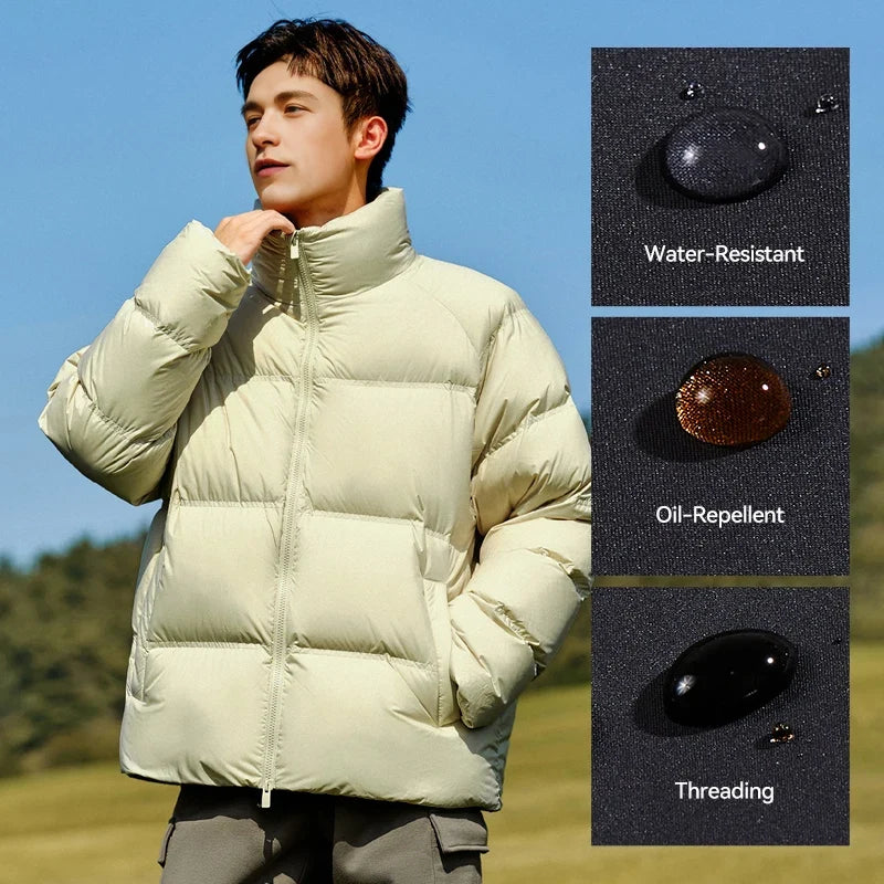 Optew Unisex Puffer Jacket – Lightweight Short Insulated Winter Coat