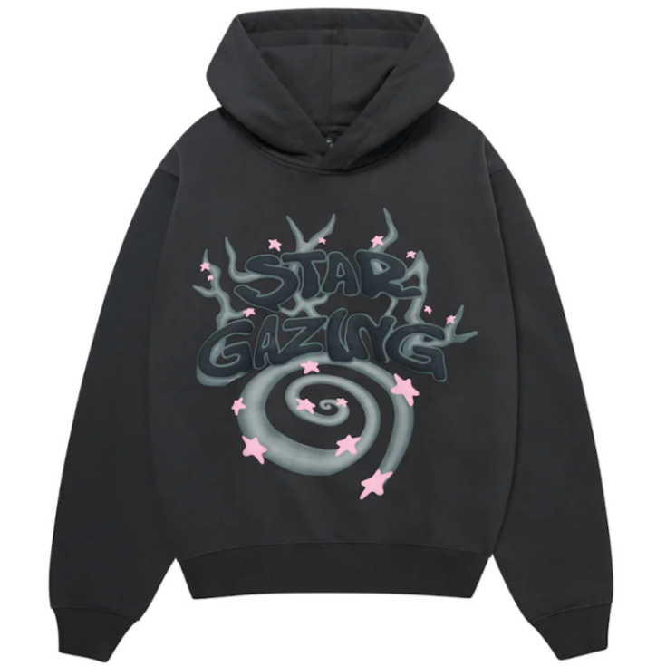 Broken Planet Stargazing Hoodie - Soot Black